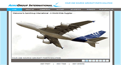 Desktop Screenshot of aerogroupinternational.com