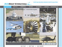 Tablet Screenshot of aerogroupinternational.com
